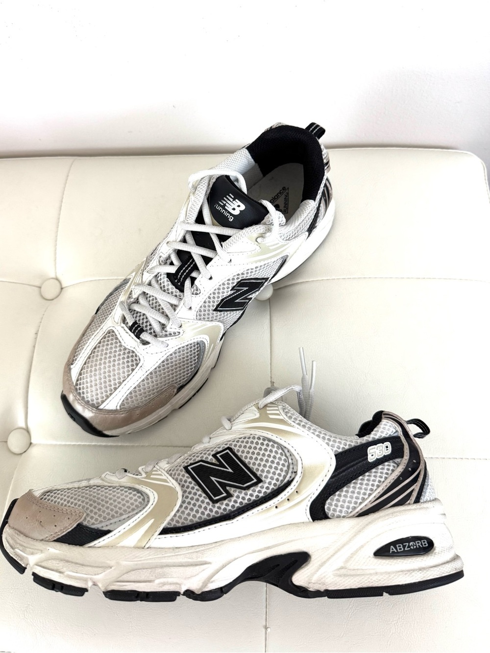 New Balance 530 Men’s Silver White Running Shoes